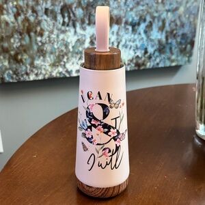 Water bottle - with cute motivational message